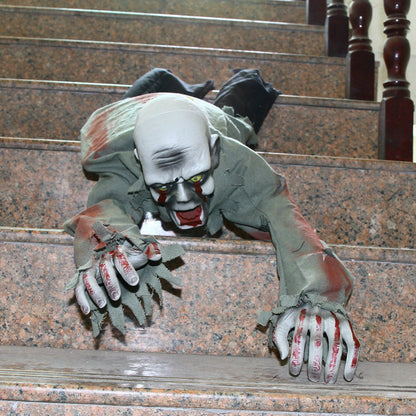 Voice Control Luminous Crawling Ghost Halloween Prop