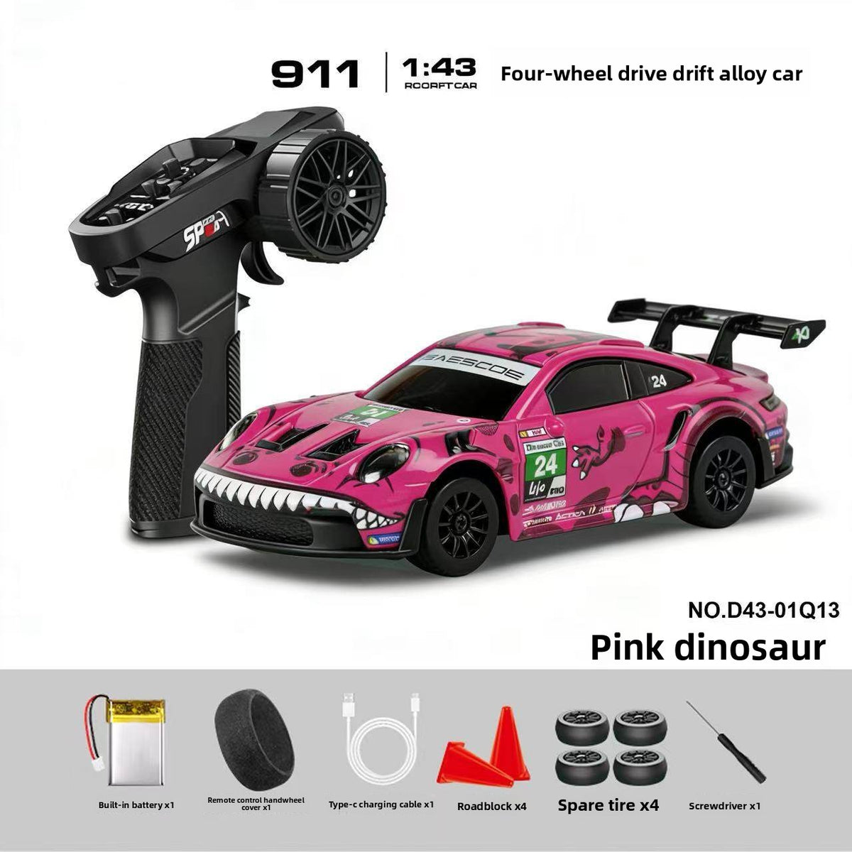 Alloy High-Speed ??Four-Wheel Drive Drift Remote Control Car