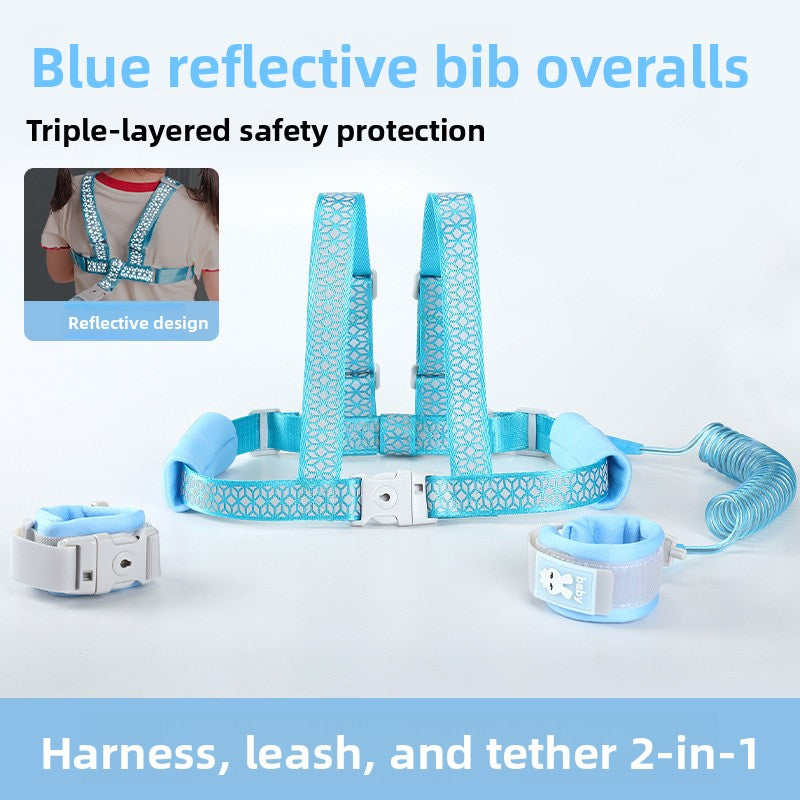 Child anti-disappearance device with a leash