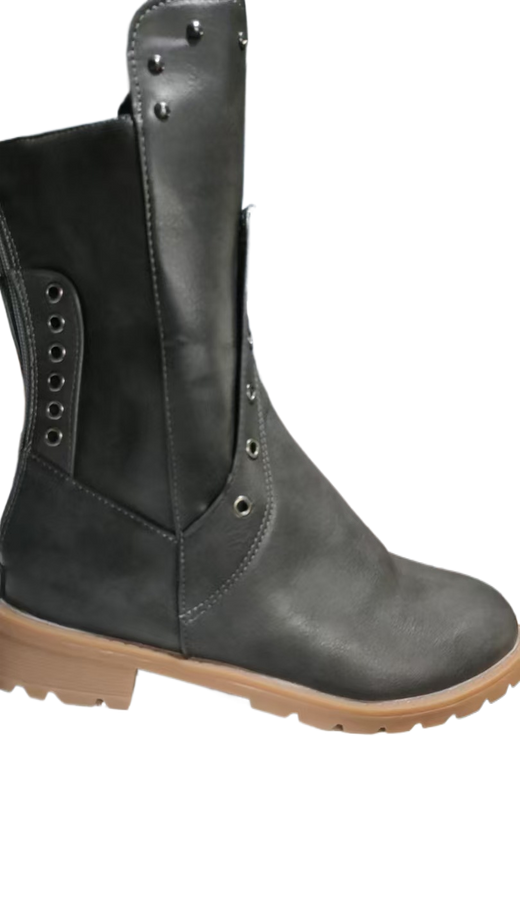 Womens Rivet Knight Boots