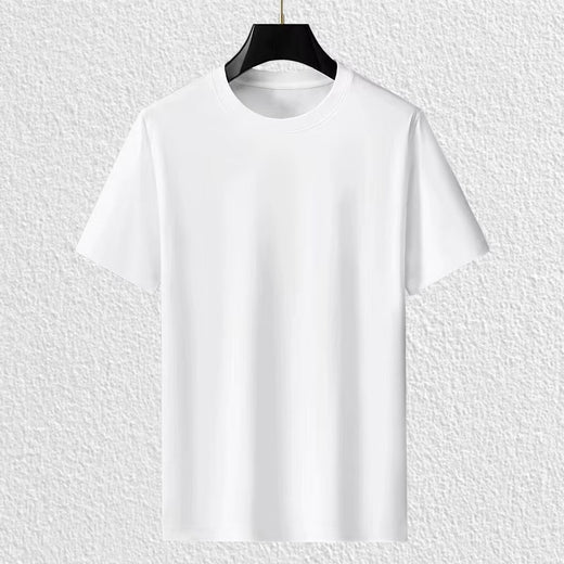Solid Color Cotton Short Sleeve T-Shirts