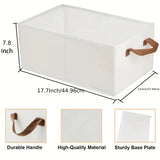 Foldable storage box collapsed flat