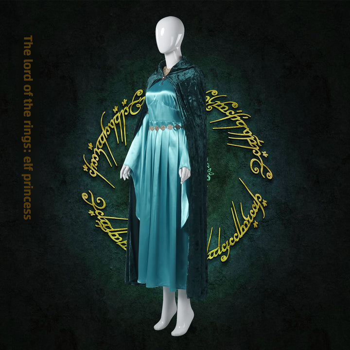 Fantasy Blue Queen Dress Costume