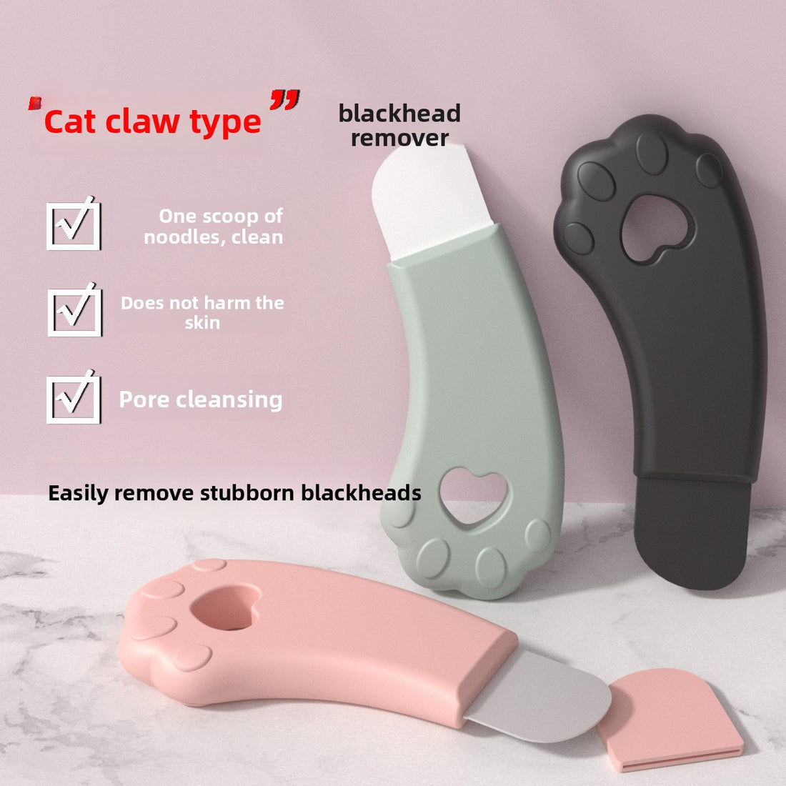 Manual Blackhead Remover Pore Cleanser Facial Scraper Tool