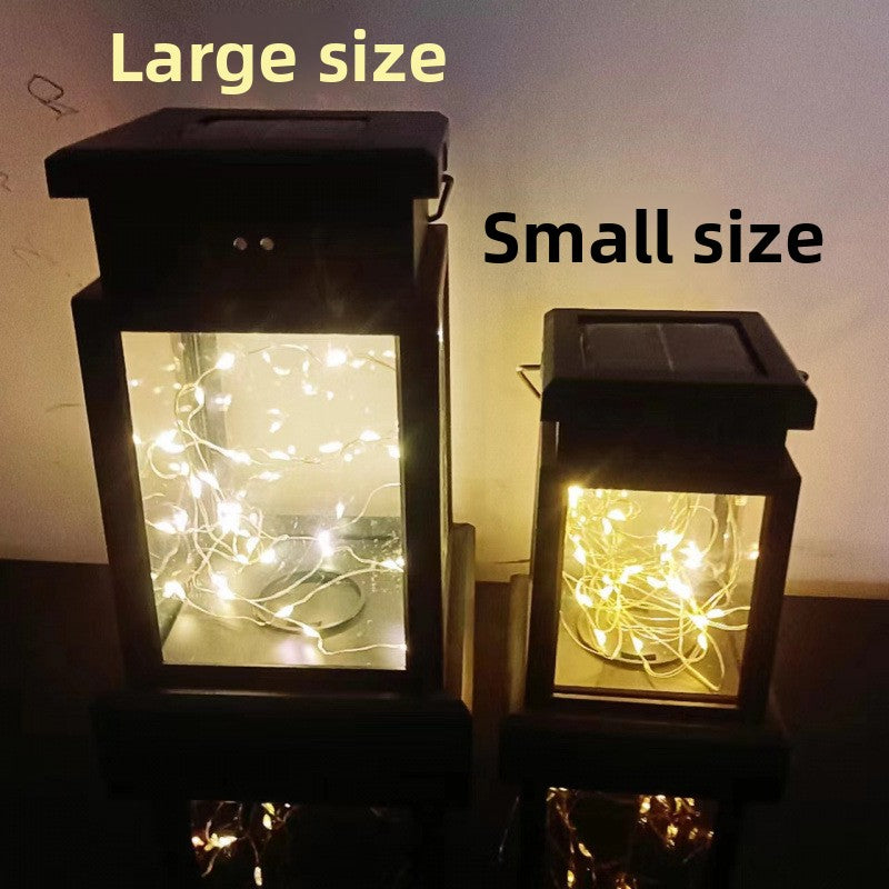 Solar Copper Wire Star Palace Lantern