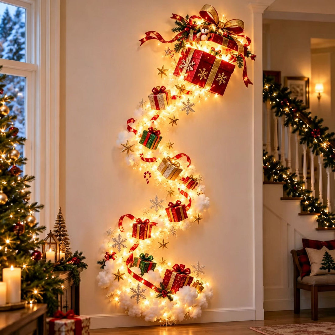 Christmas Magic Pathway Wall Light