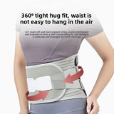 Adjustable Lumbar Support Belt with Steel Plates