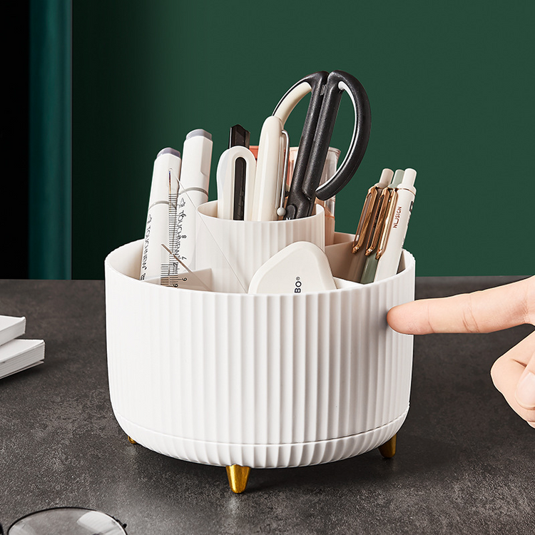 360 Swivel Makeup Brush Organizer