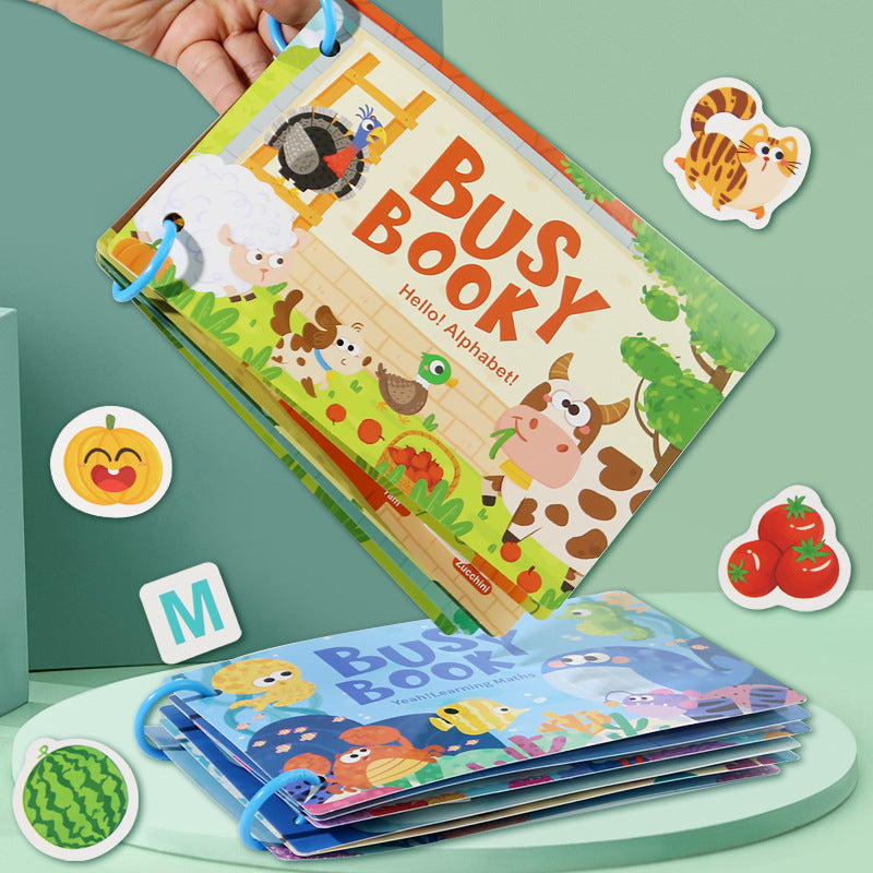 Childrens Educational Reusable Sticker Book