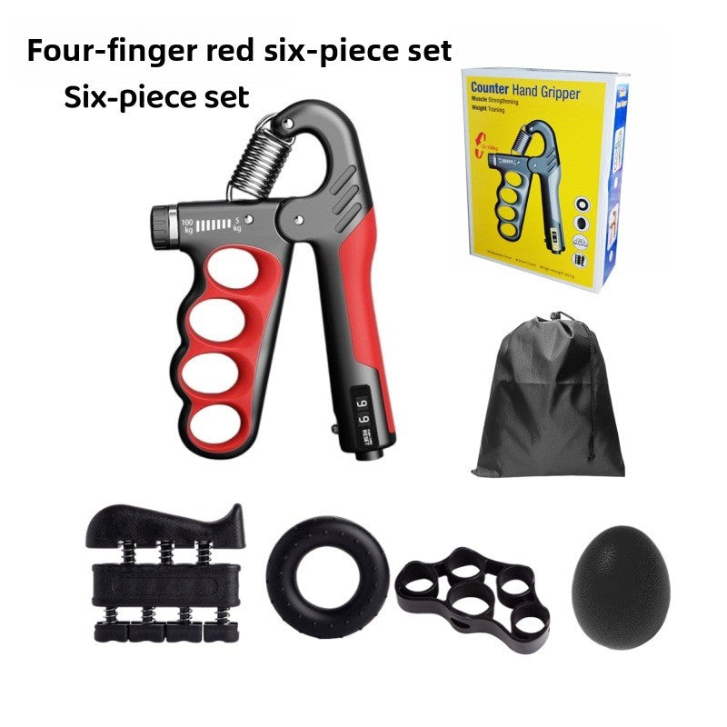 Adjustable Hand Grip Strengthener with Mechanical Counter