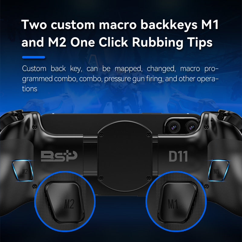 Stretchable Game Controller with Hall Triggers and Macro Programming