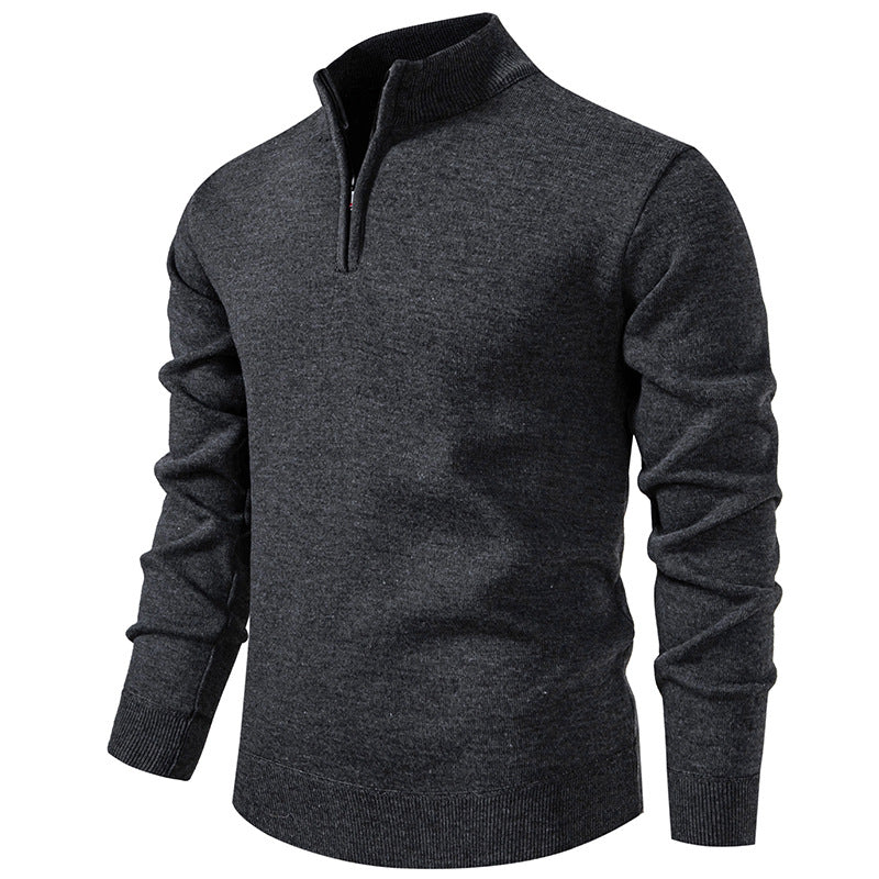 Men's fleece pullover sweater