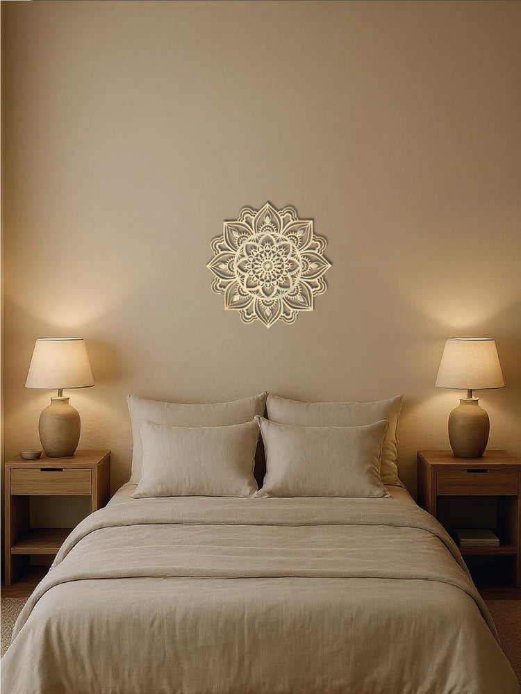 Moroccan Metal Mandala Wall Art Decor