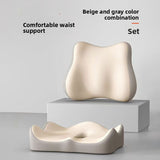 Ergonomic Memory Foam Lumbar Support Seat Cushion