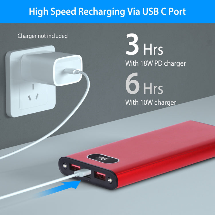 20000mAh Fast Charging Power Bank Portable