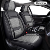 Leather Car Seat Cover with Lumbar Support