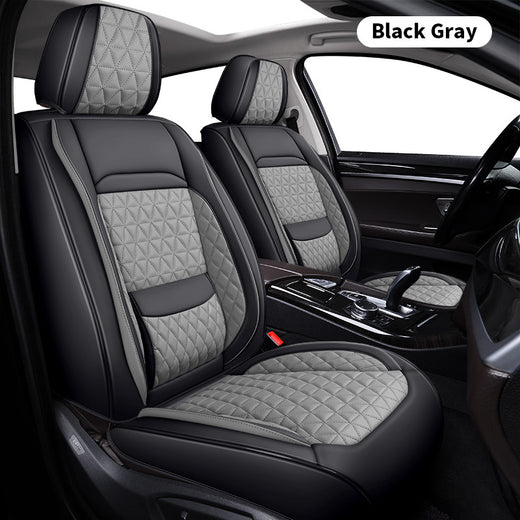 Leather Car Seat Cover With Lumbar Support product image 2