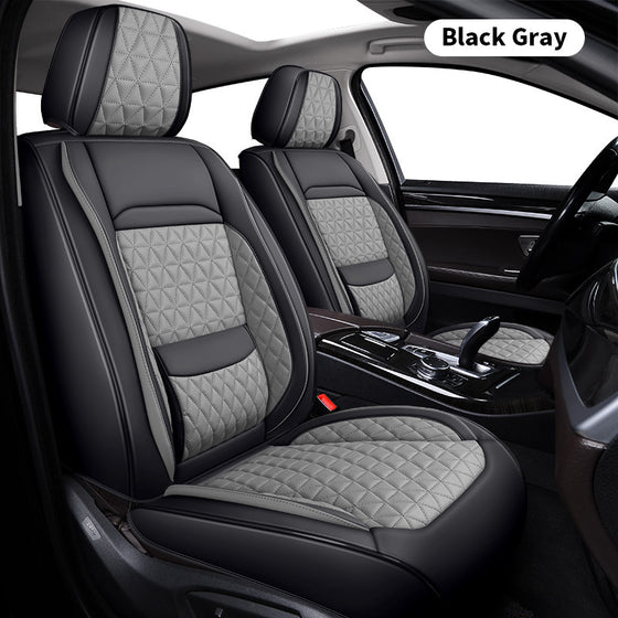 Leather Car Seat Cover With Lumbar Support product image 2