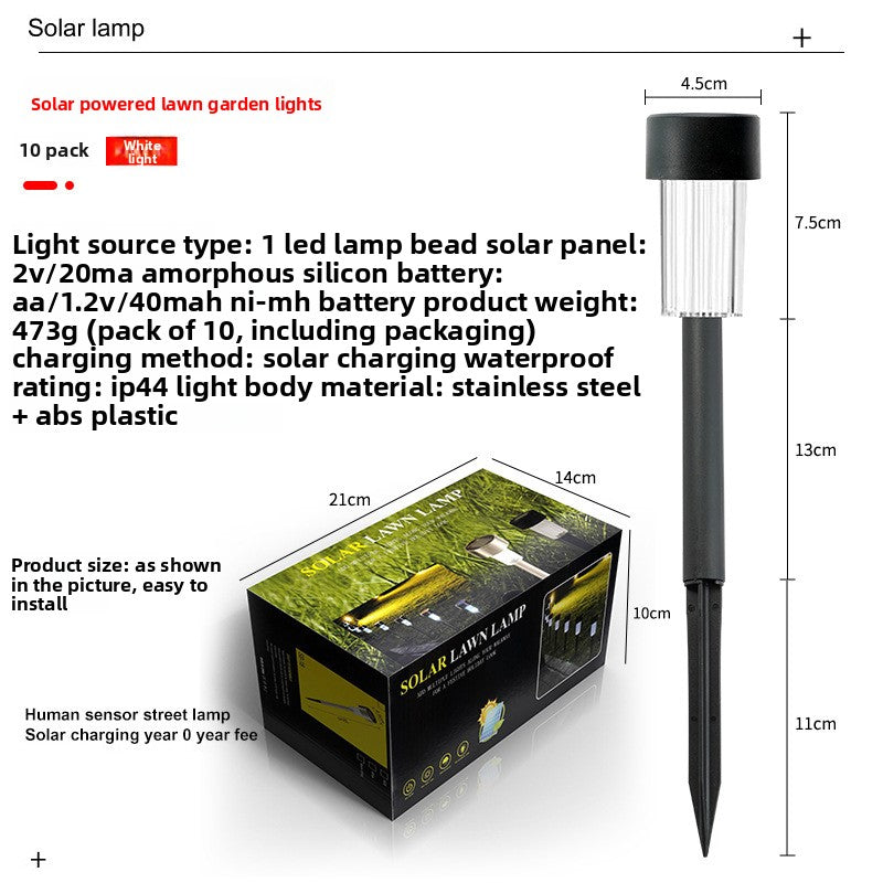 Solar Powered Outdoor Garden Light