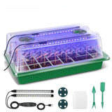 Thickened Plastic Seedling Pots with LED Grow Lights