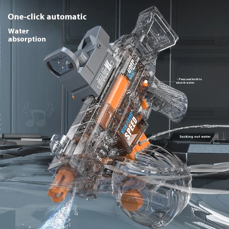 Electric Water Gun — Automatic UMP45 Water Blaster with LED - Image 3