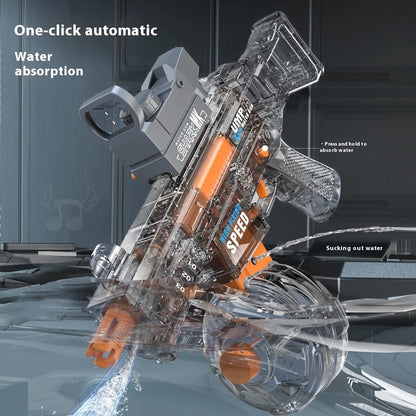 Electric Water Gun — Automatic UMP45 Water Blaster with LED