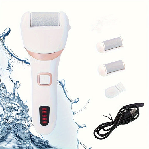 Electric foot file rechargeable pedicure tool