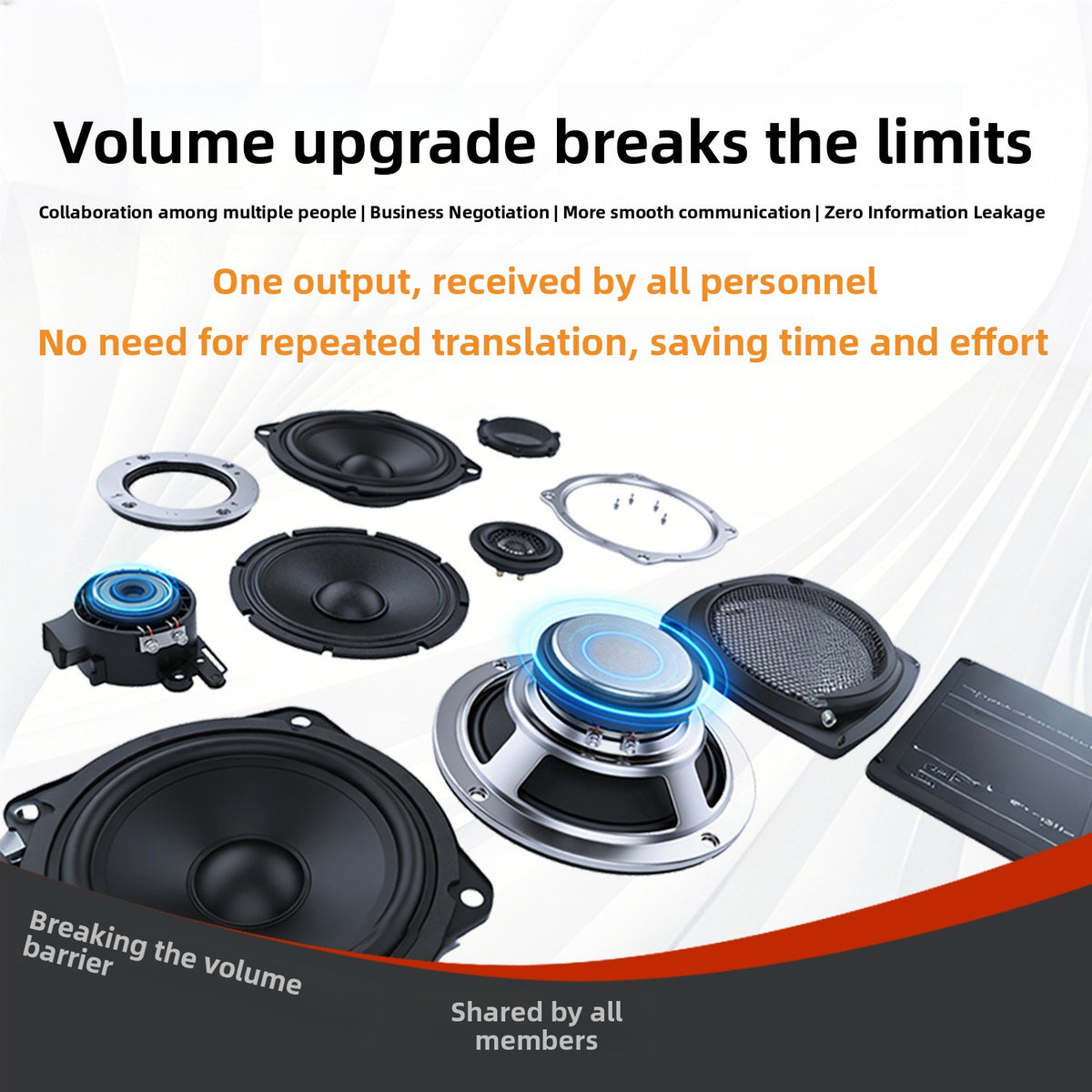 Dual Microphone Translator Offline Multi Language Translation Device