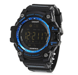 Smart sports watch in black gold color
