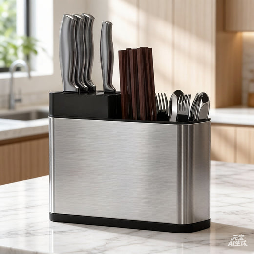 Kitchen cutlery organizer knife holder spoon fork chopstick storage rack
