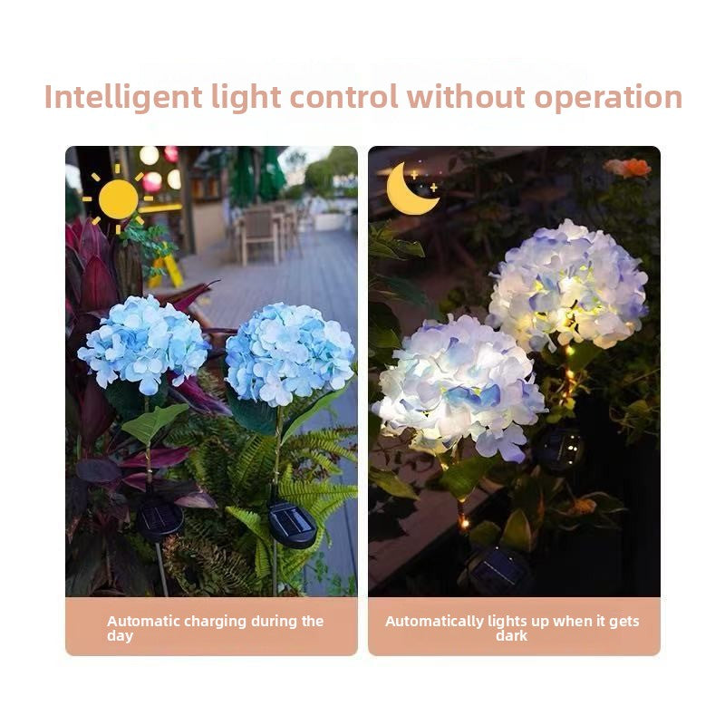 Solar LED Hydrangea Garden Light Outdoor & Pond Lighting product image 7