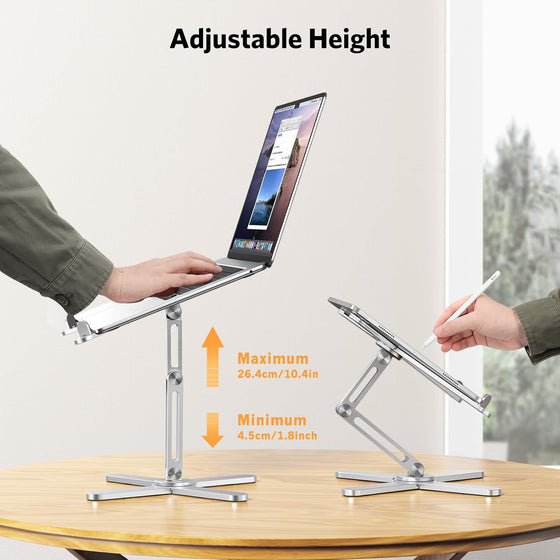 Adjustable Aluminum Laptop Stand with Cooling Support Laptops product image 4