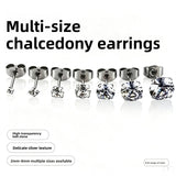 Cubic Zirconia Stainless Steel Ear Studs product image 1