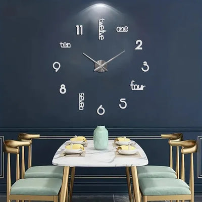 Modern Art Deco Acrylic Wall Clock