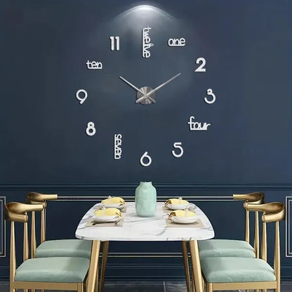Modern Art Deco Acrylic Wall Clock