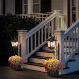 Solar Powered Flower Pot Decorative Light