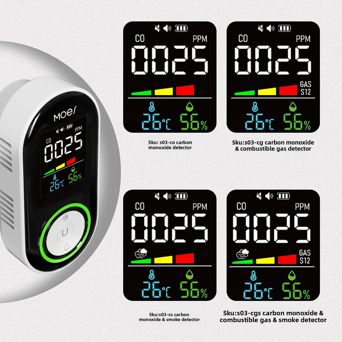 CO Smoke Gas Detector product image 2