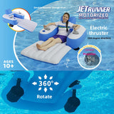 Inflatable Electric Floating Chair with Propeller