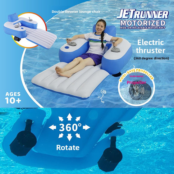 Inflatable Electric Floating Chair with Propeller product image 1