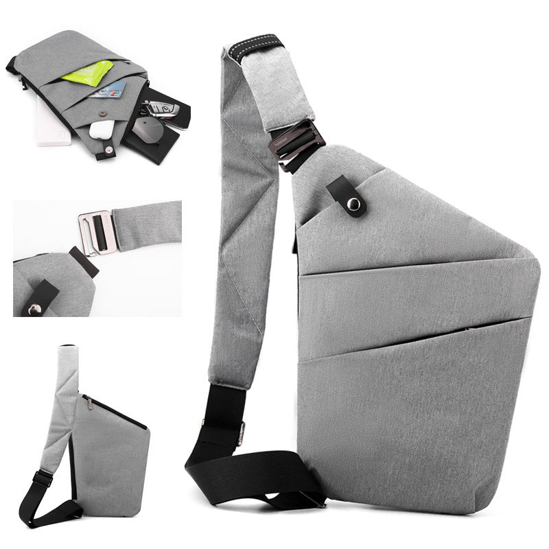 Unisex Waterproof Anti-Theft Chest Bag Lightweight Crossbody Sling Backpack for Men Women Outdoor Sports Travel