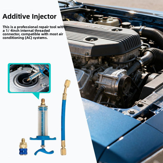 Automotive AC Refrigerant Oil Injector