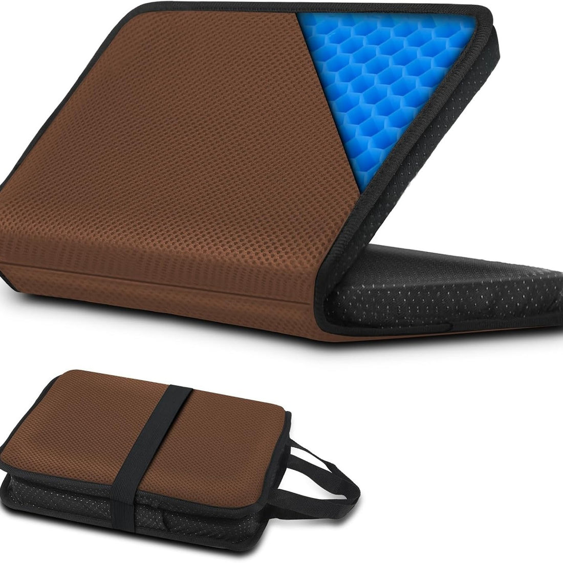 Portable Foldable Polyester Seat Cushion for Car Seat Home Office Outdoor Travel