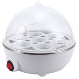 Egg cooker open showing removable stainless heating plate