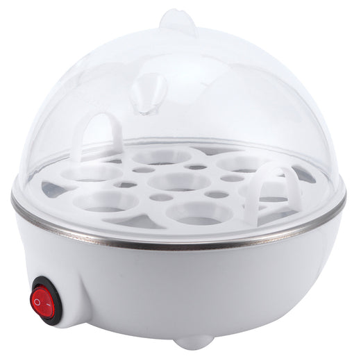 Egg cooker open showing removable stainless heating plate