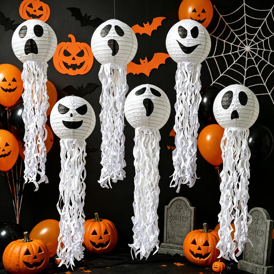 Halloween Paper Lantern Set Jellyfish Pumpkin Decor Decor product image 4