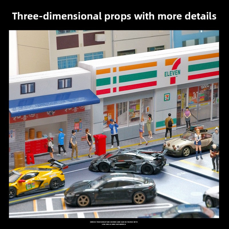 Simulation 1:64 Miniature Building Scene Model with Lights product image 2