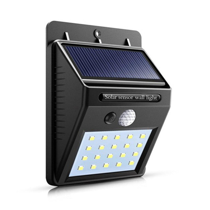 Solar Powered Motion Sensor Wall Light