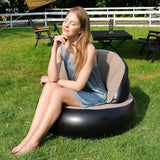 Flocked Inflatable Lounge Sofa