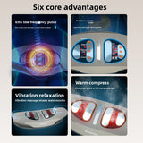 Electric Waist Massager with Heating and Vibration