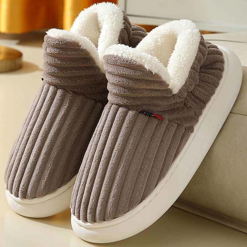 Men's and Women's Thick Bottom Anti-Slip Warmth-Resistant Household Slippers